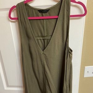 Olive green dress